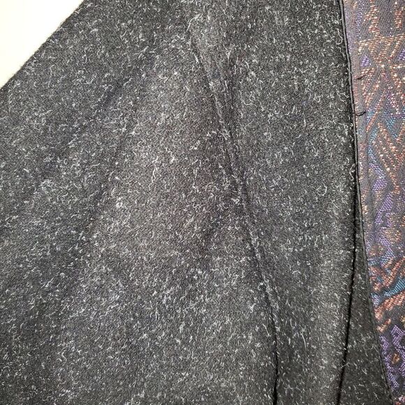 Vintage Karizma East Wool Mixed Fabric Patchwork Snow Ski Bomber Winter Jacket - Picture 11 of 12